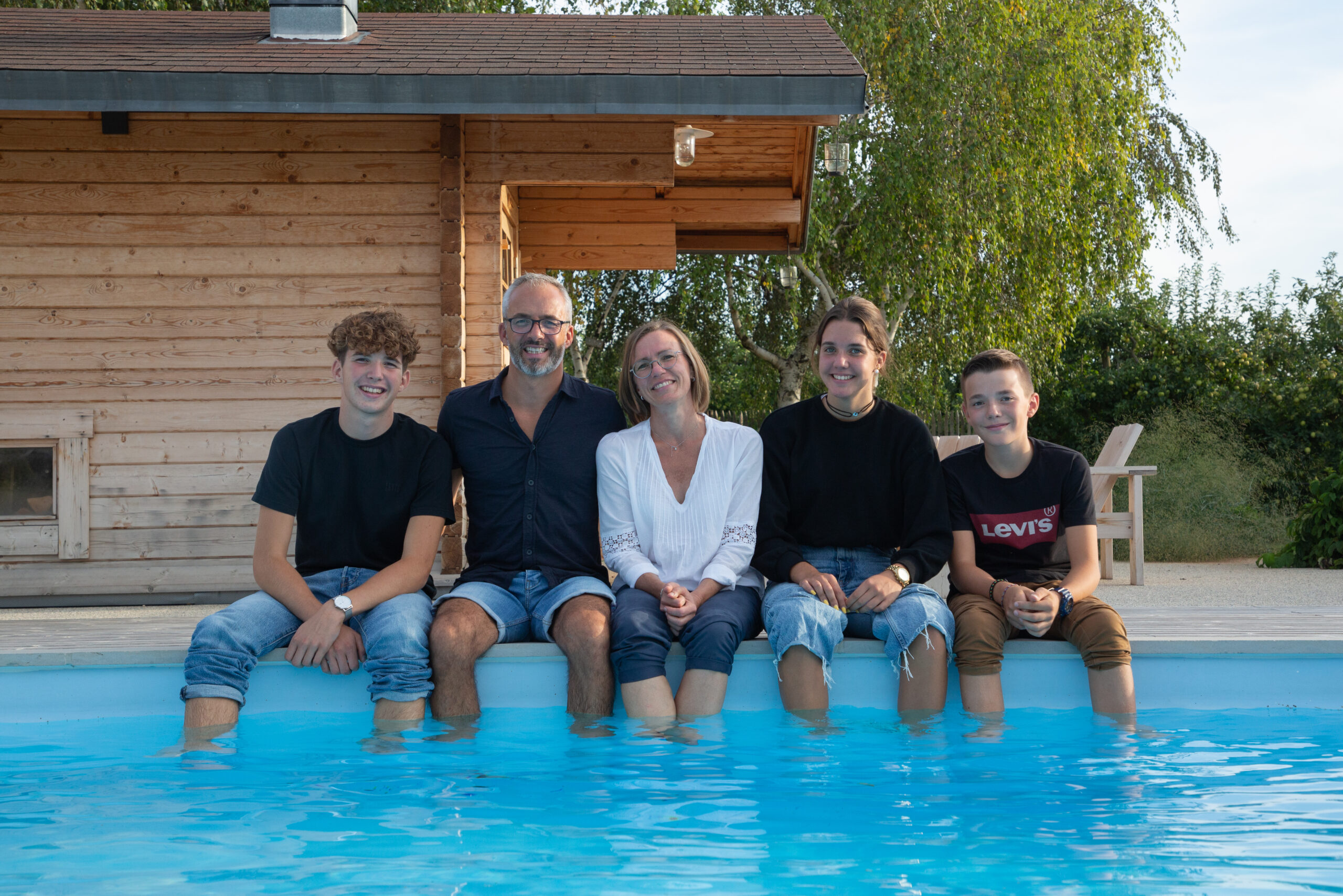 portrait famille extérieur