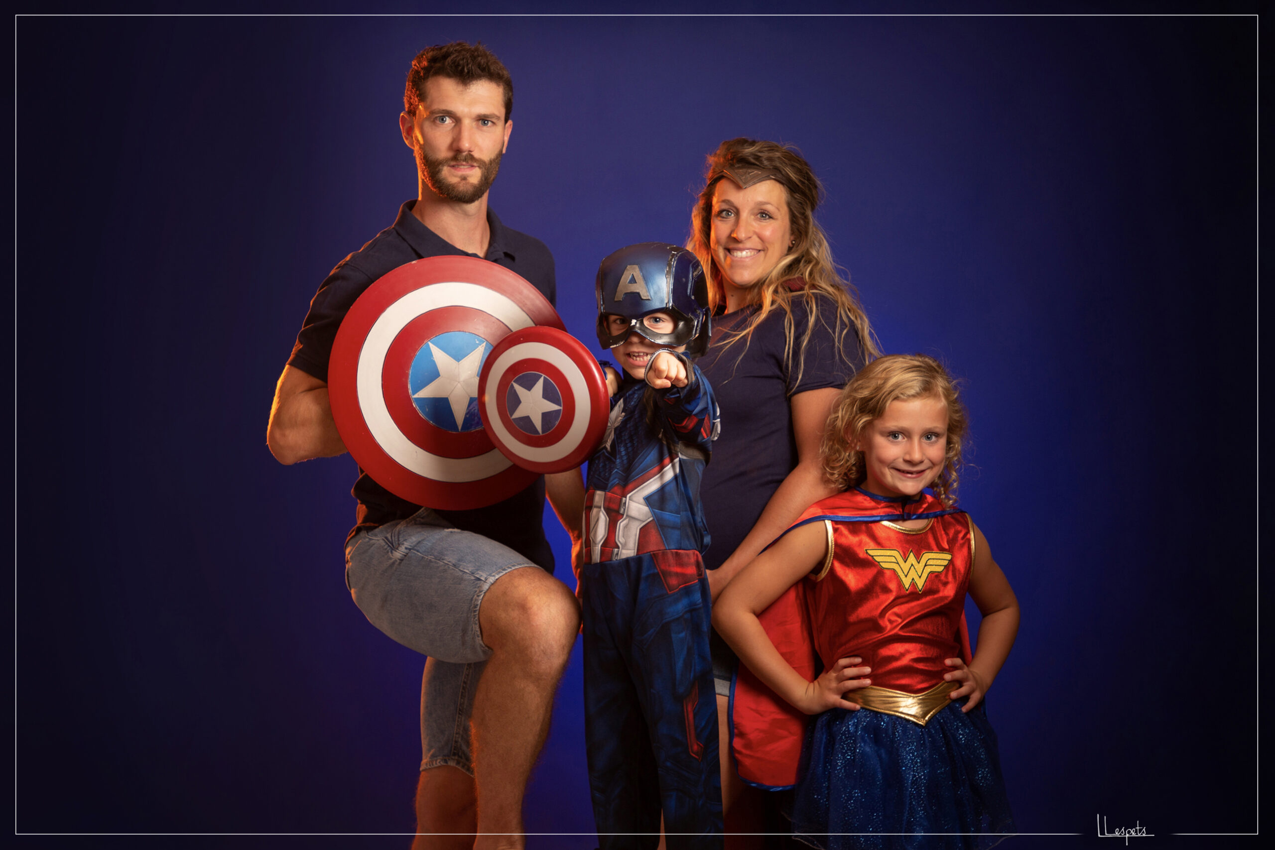 Famille de supers héros